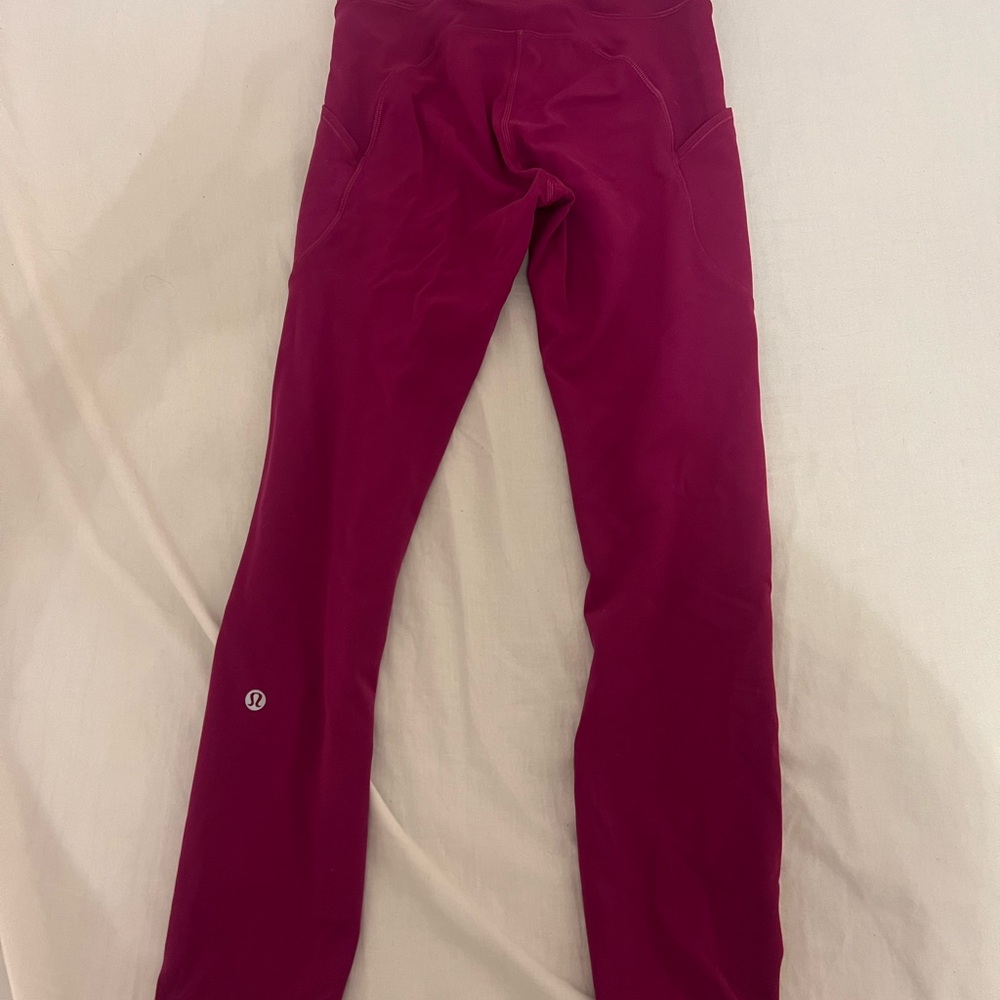 Lululemon Ripened Raspberry Sports Bra and Leggings Set - Picture 8 of 9